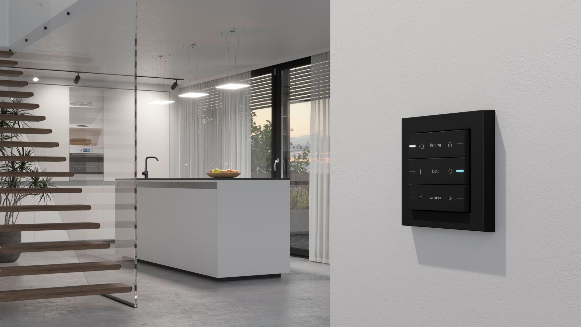 Gira Tastsensor 4.55 Detect met geïntegreerde aanwezigheidsdetectie